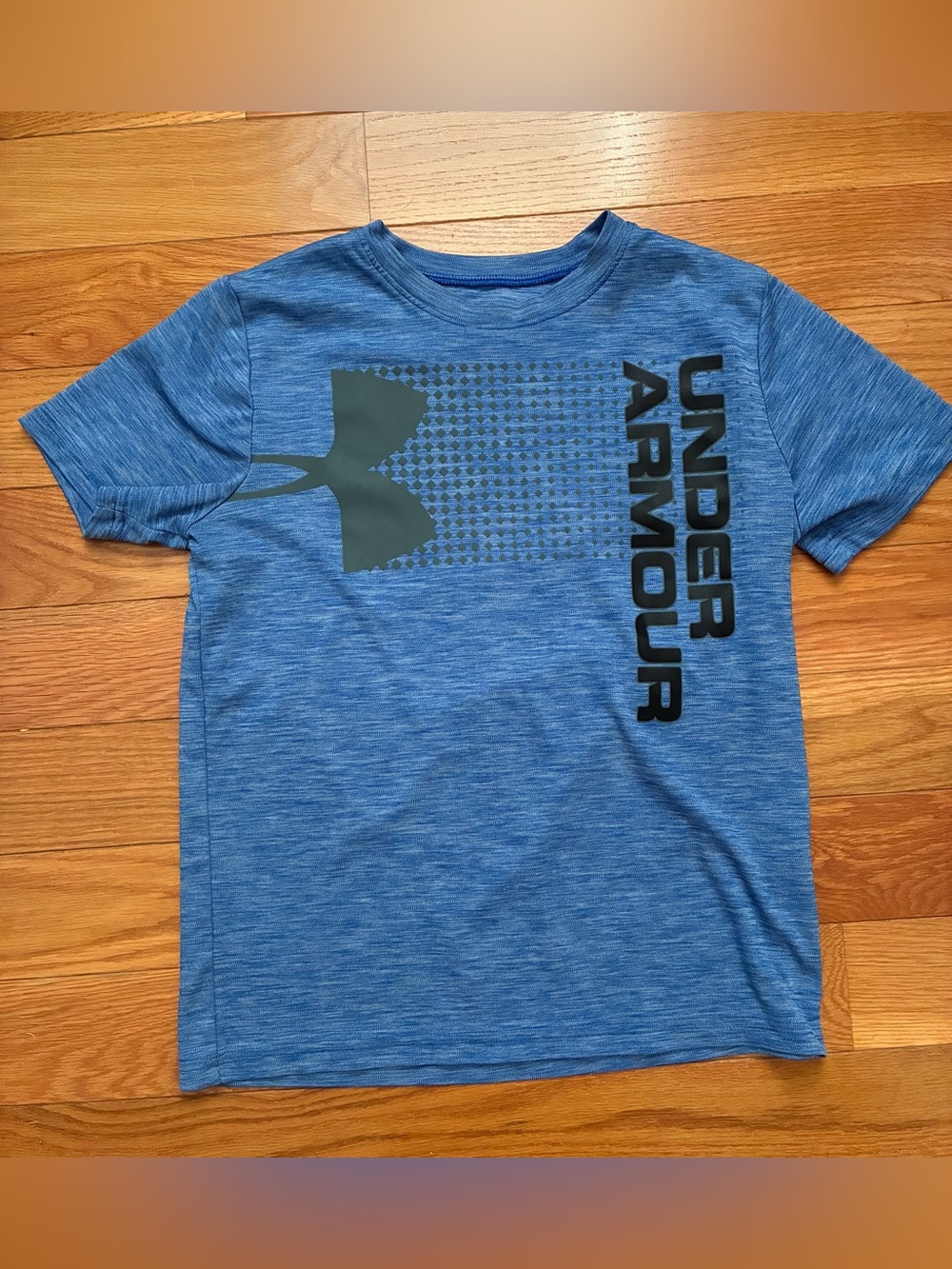 Under Armour UA Blue Short Sleeve Logo Tee Youth XL